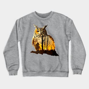 Horned Owl Crewneck Sweatshirt